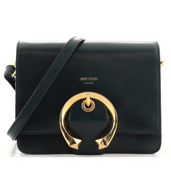 Jimmy Choo Handbags - Jimmy Choo Madeline Black Leather Crossbody Bag